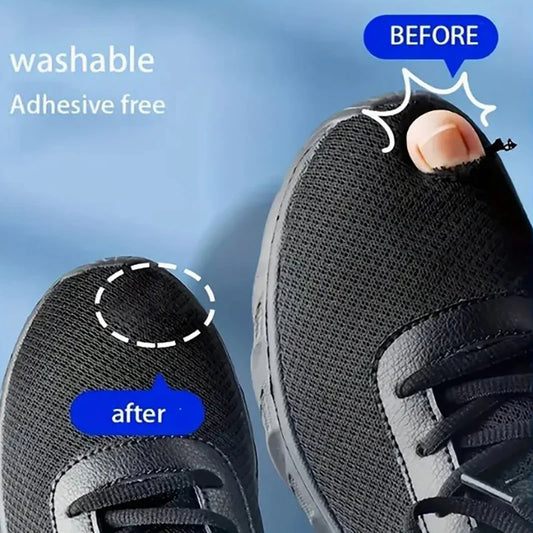6pcs Front Patch Self-adhesive Sports Shoe Mesh Patch