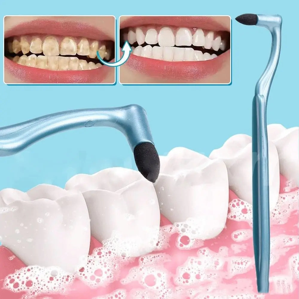 New L-shaped Tooth Stain Cleaning Brush