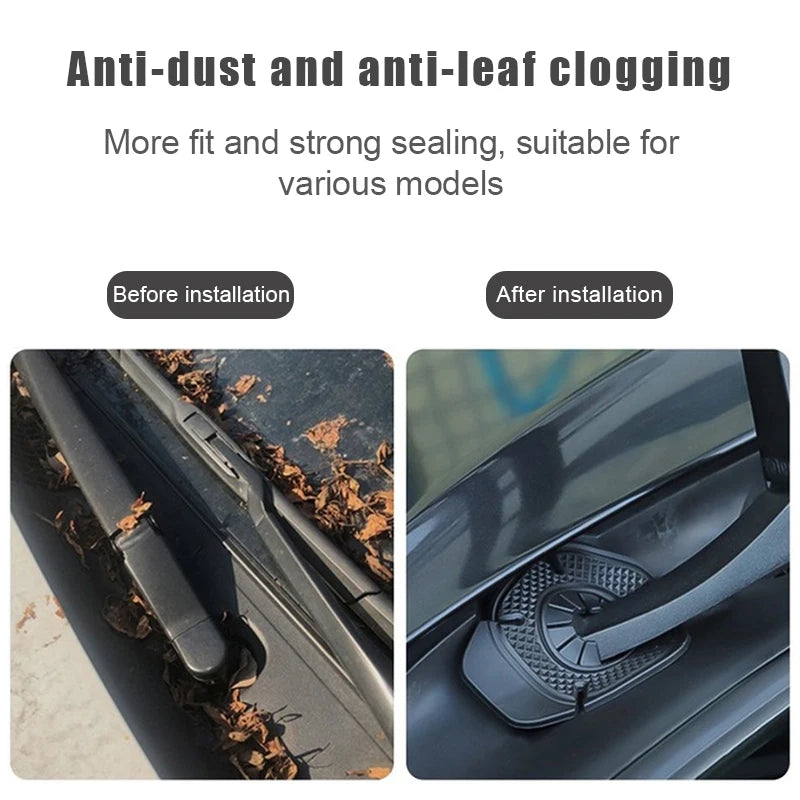 2pcs Car Windshield Wiper Bottom Cover