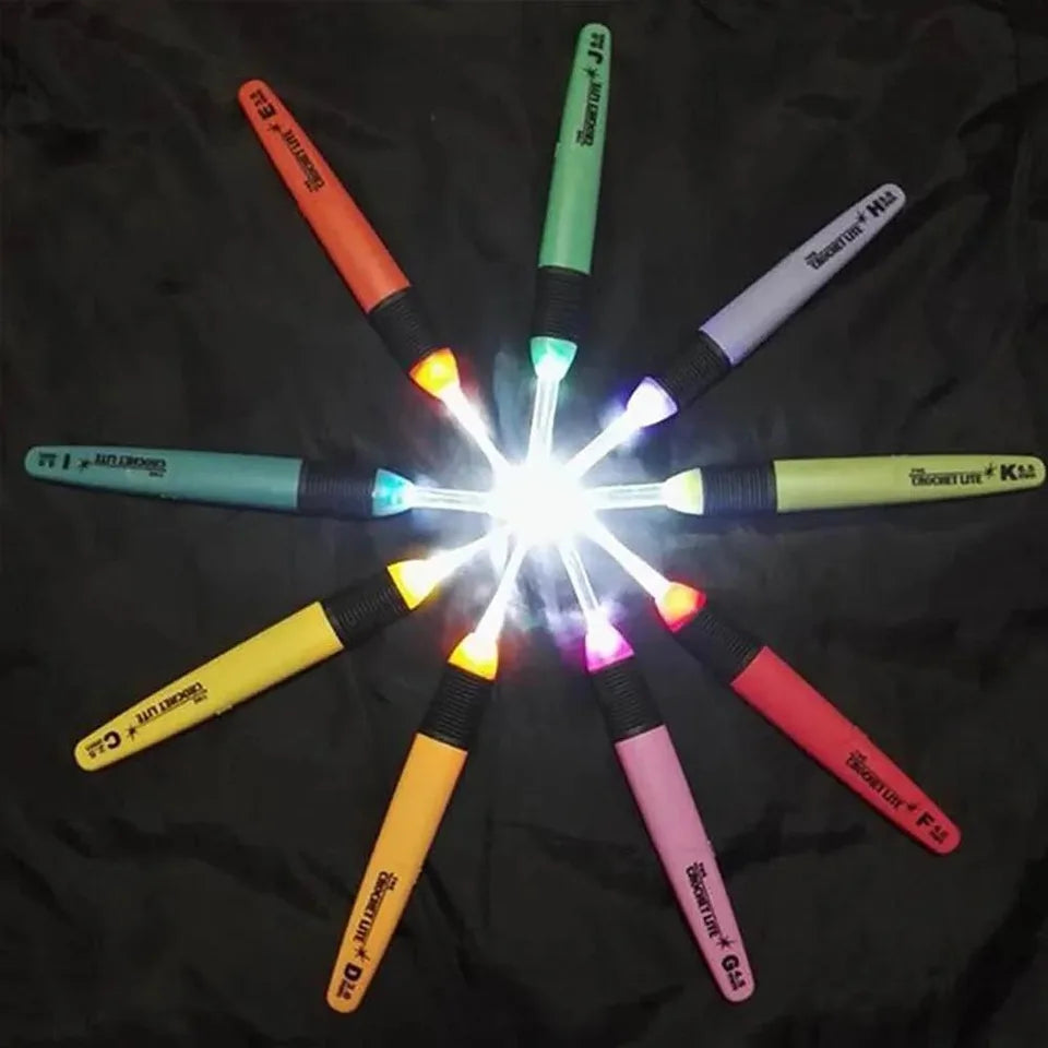 LED luminous crochet hook set