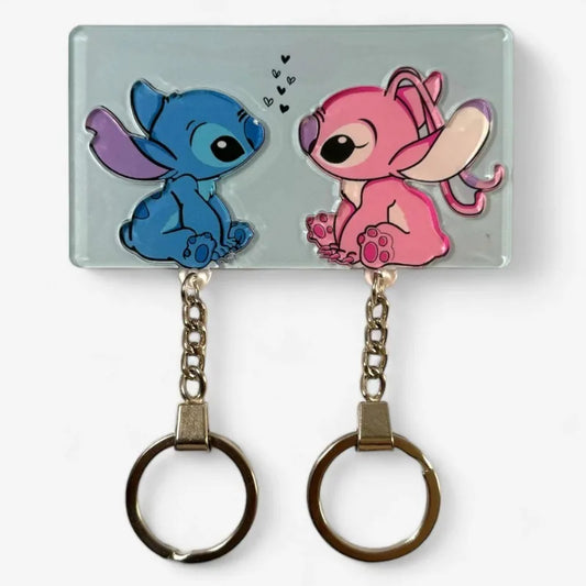 Disney Stitch Keychain Creative Couple