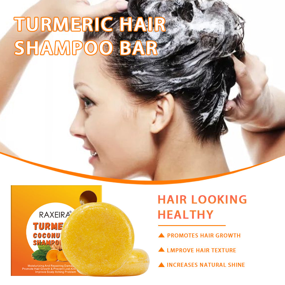 Turmeric Hair Growth Shine Cleansing Shampoo bar