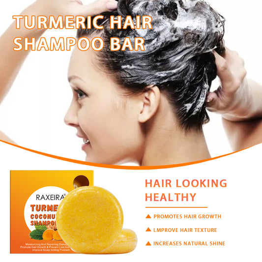 Turmeric Hair Growth Shine Cleansing Shampoo bar