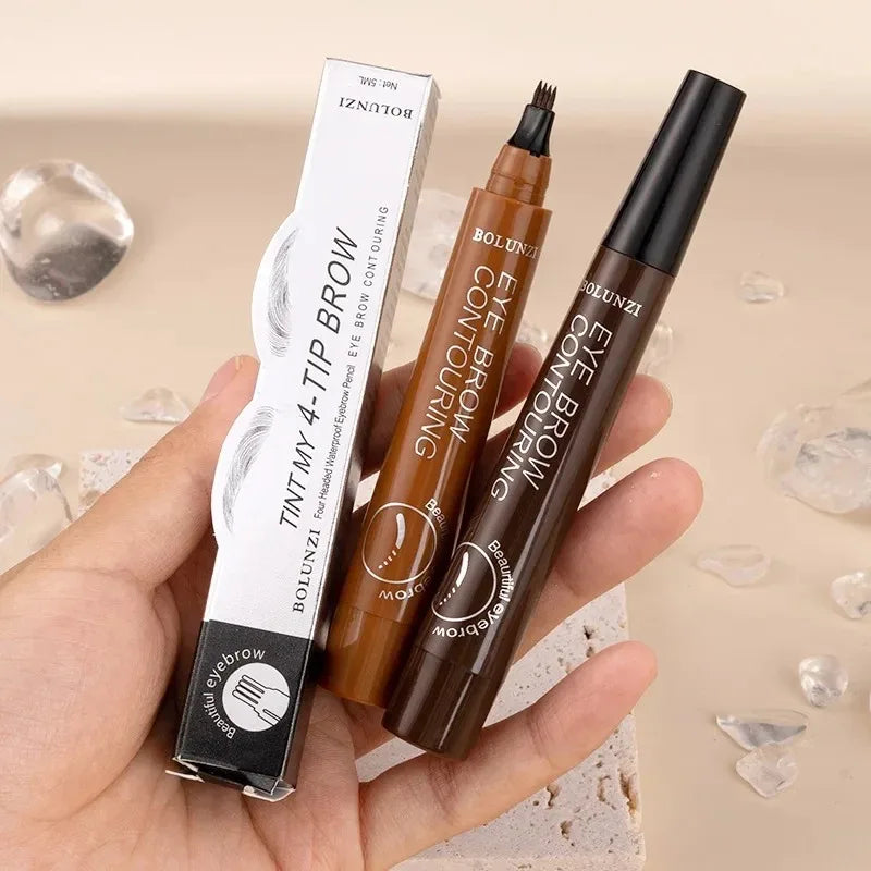 4 Point Waterproof Liquid Eyebrow Pencil Makeup For Women