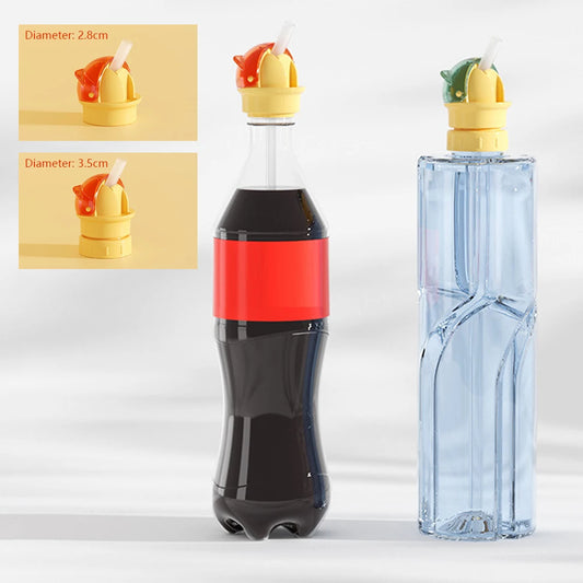 Reusable👼 Children👼👼 Beverage Water Bottle Straw Lid