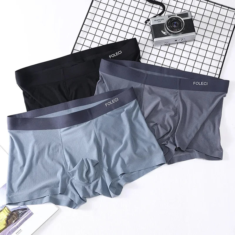 Men's Solid Mesh Breathable Underwear