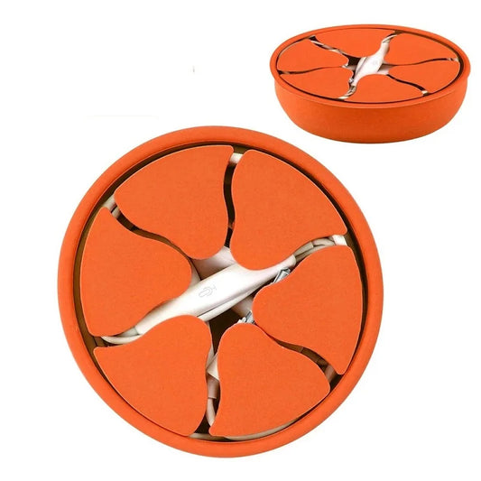 Foldable Silicone Earphone Wire Organizer