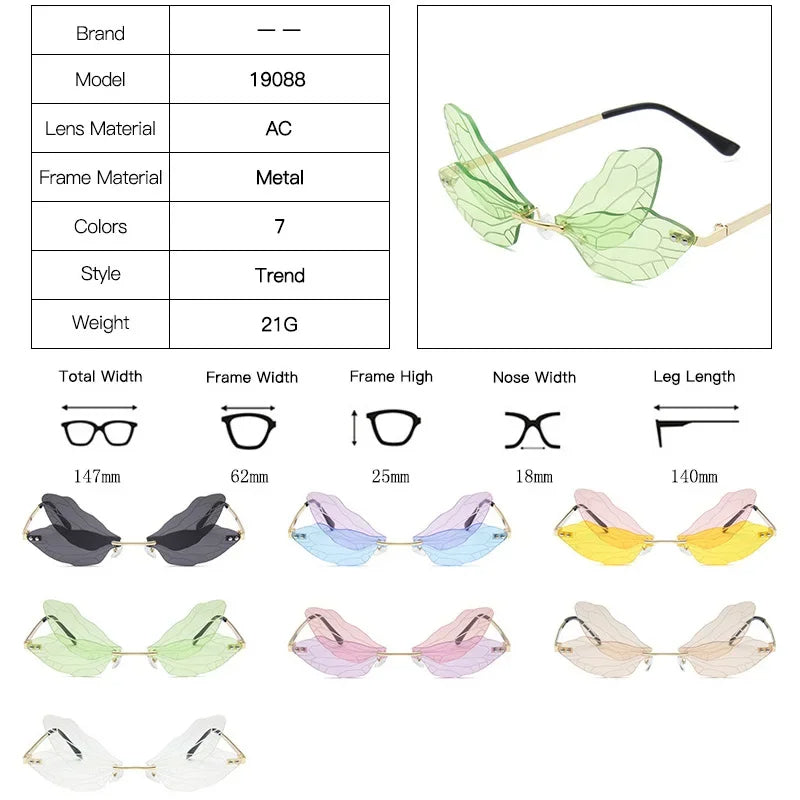 Dragonfly Wing Sunglasses