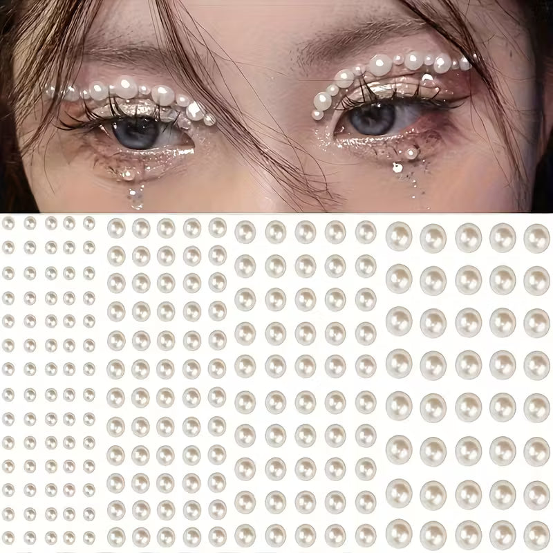 2 in 1 Hair + Face Rhinestone Sticker