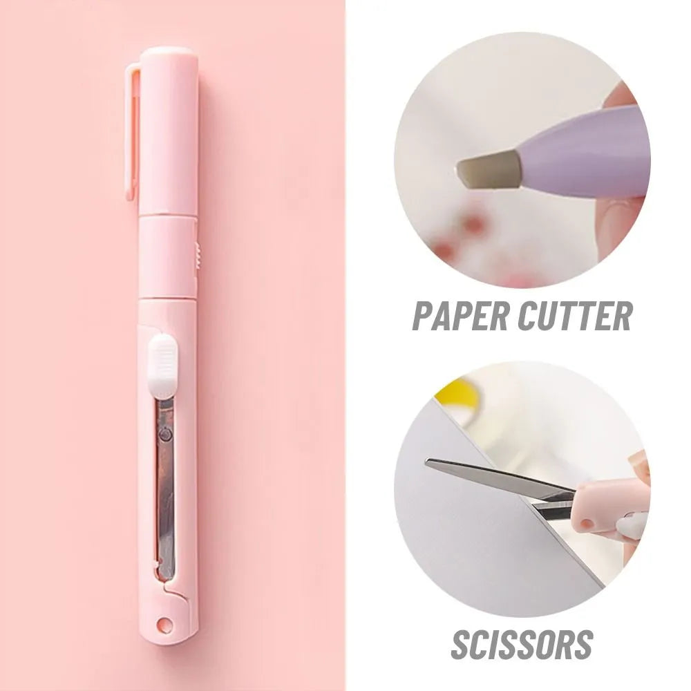 Mini Folding Scissor Pen Cutter