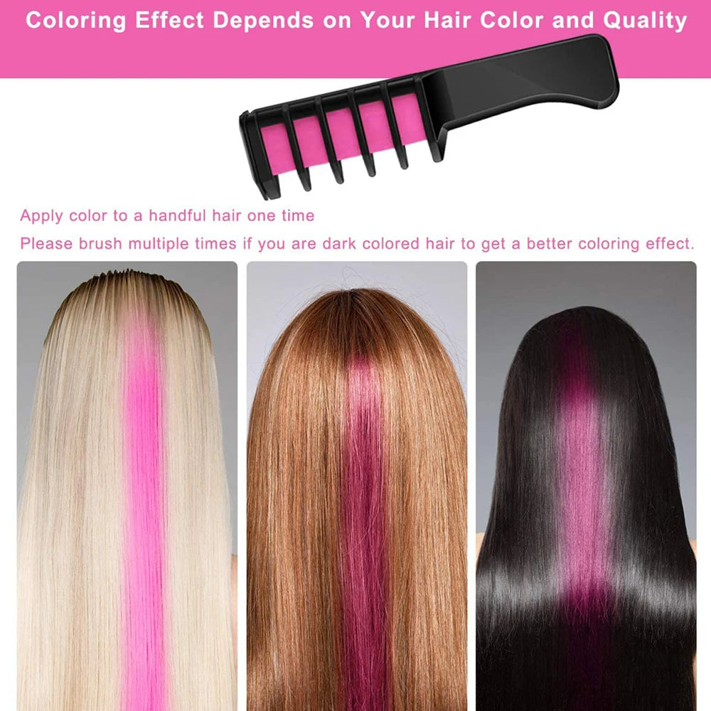 Hair Chalk for Girls Temporary Washable Hair Color Dye