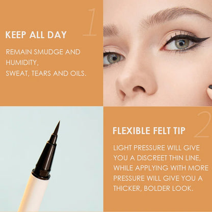 Liquid Eyeliner Pencil - 24 Hours Long Lasting Water Proof