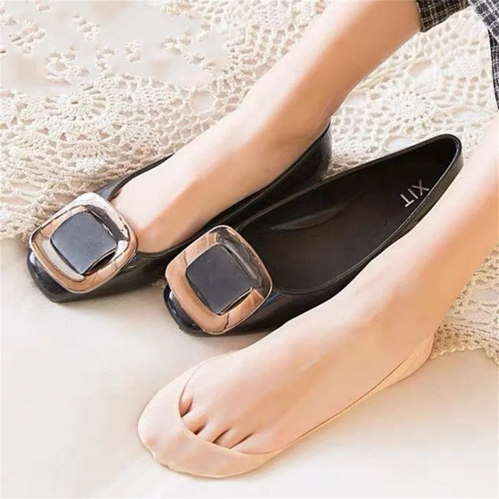 Invisible Cotton Pad Boat Socks