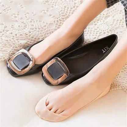 Invisible Cotton Pad Boat Socks