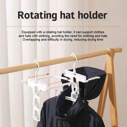 Pack of 2 Multi-Purpose Foldable Hoodie Clothes Hanger