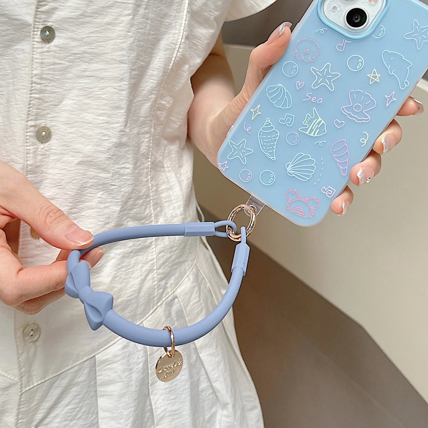 Fashion Bow-knot Silicone Wrist Strap