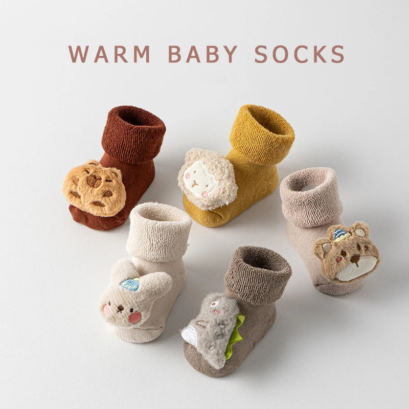 3D Cartoon Baby Socks