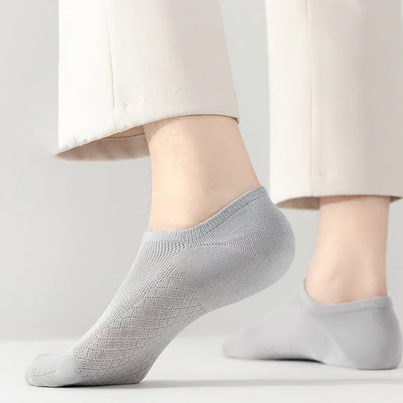 💗Unisex Solid Color Mesh Breathable Socks