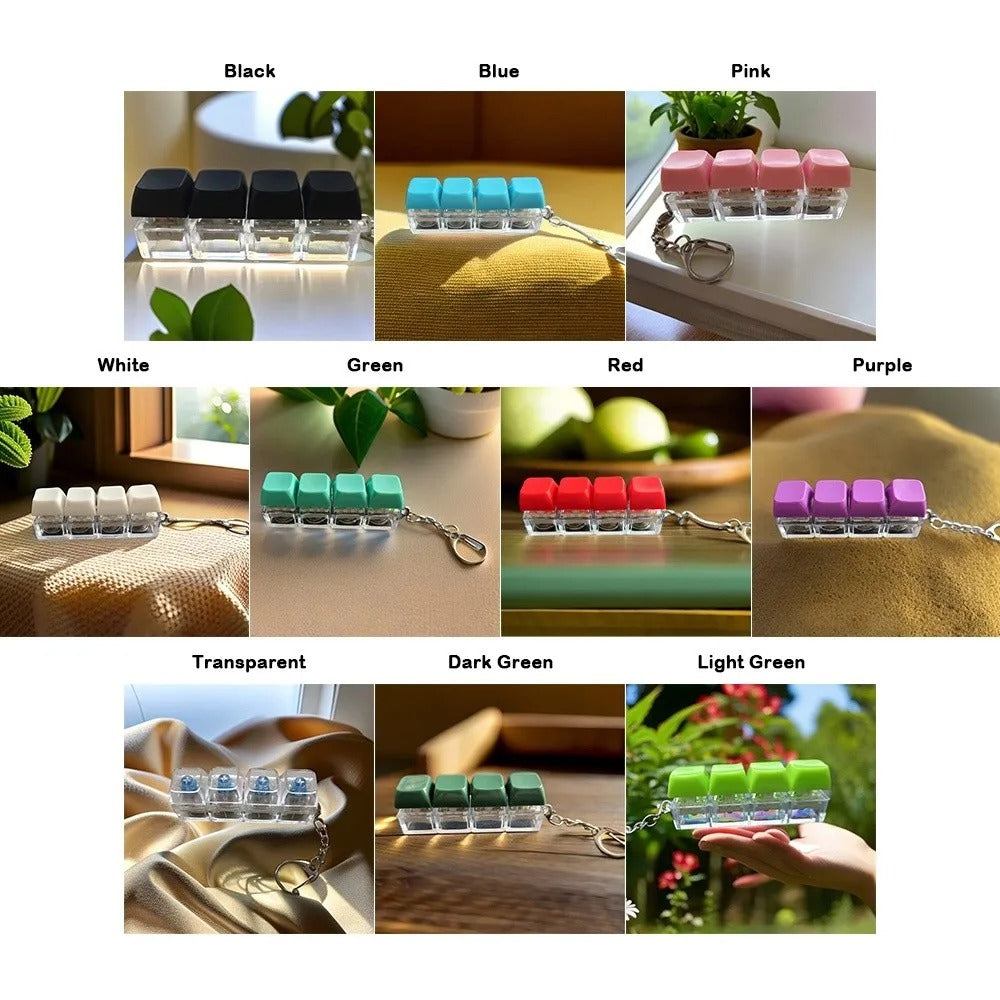 Mini Mechanical Keyboard Keychain