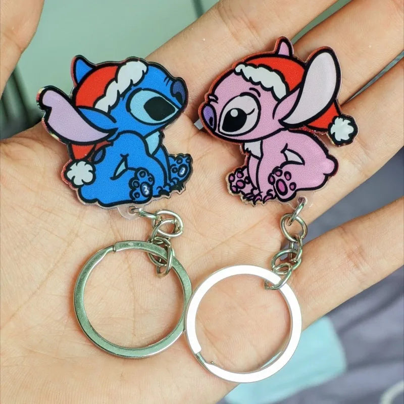 Disney Stitch Keychain Creative Couple