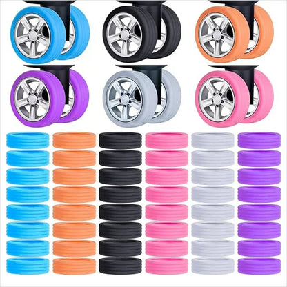 Silicone Luggage Wheels Protector with Silent Sound