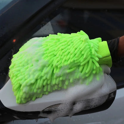 Double Sided Microfiber Cleaning Mitt