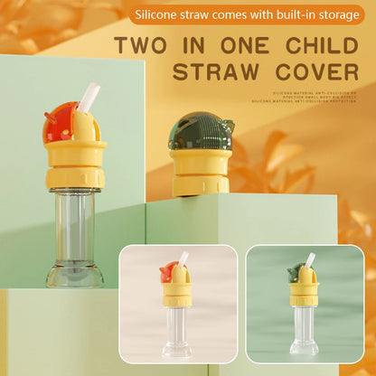 Reusable👼 Children👼👼 Beverage Water Bottle Straw Lid