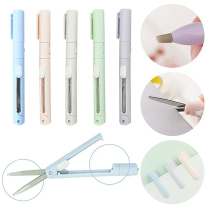 Mini Folding Scissor Pen Cutter