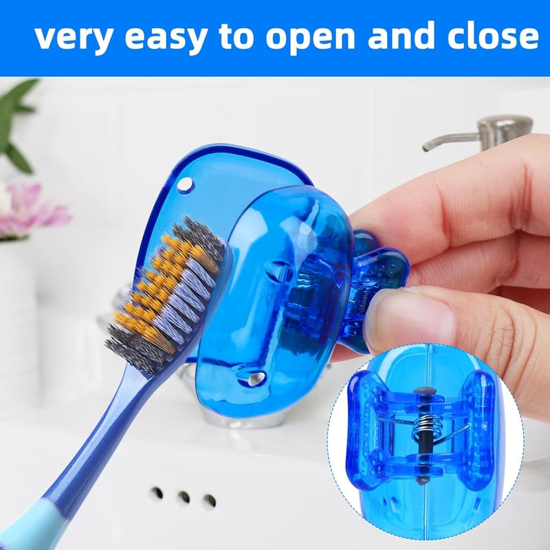 Travel Toothbrush Head Covers (PACK OF 3)