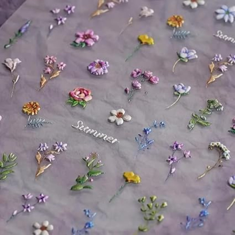 Floral Nail Art Stickers