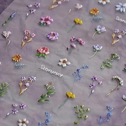 Floral Nail Art Stickers