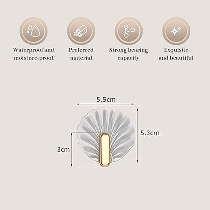 Shell Shaped Wall Hooks