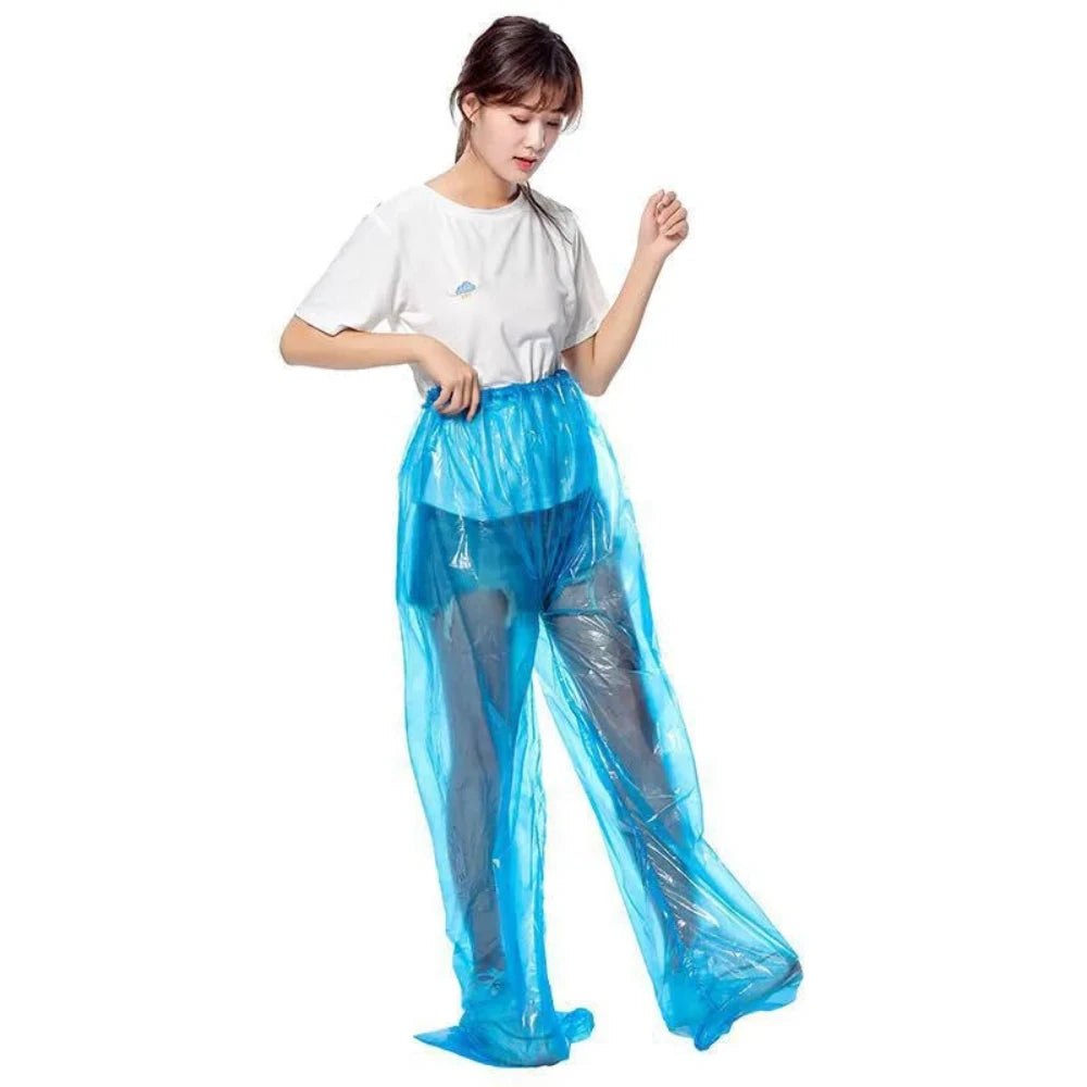 PVC Rainproof Elastic Waist Pants