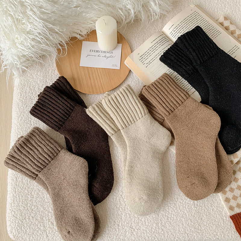 Winter Thickened Wool Socks Women’s Breathable Comfortable
