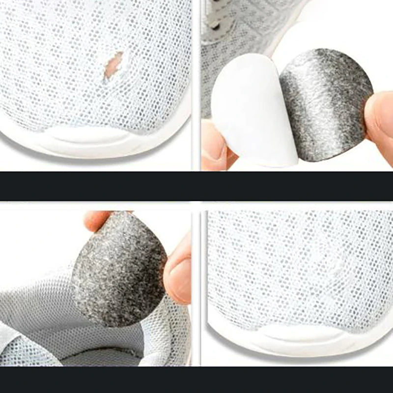 6pcs Front Patch Self-adhesive Sports Shoe Mesh Patch