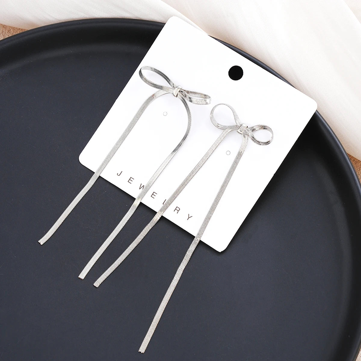 Simple Cute Bowknot Ear Studs for Women