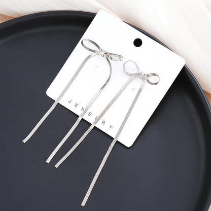 Simple Cute Bowknot Ear Studs for Women