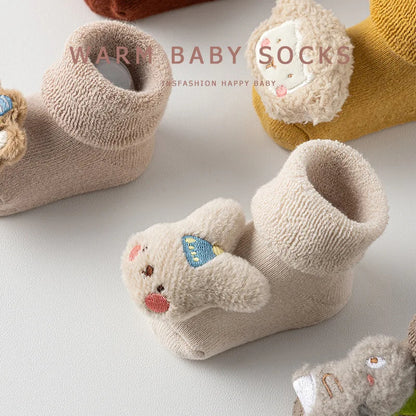 3D Cartoon Baby Socks