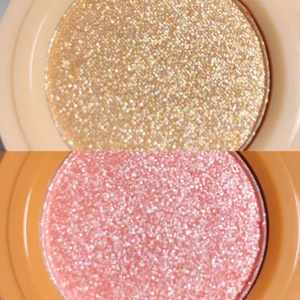 3 In 1 Matte Highlighter Blush Palette Pearly Blush