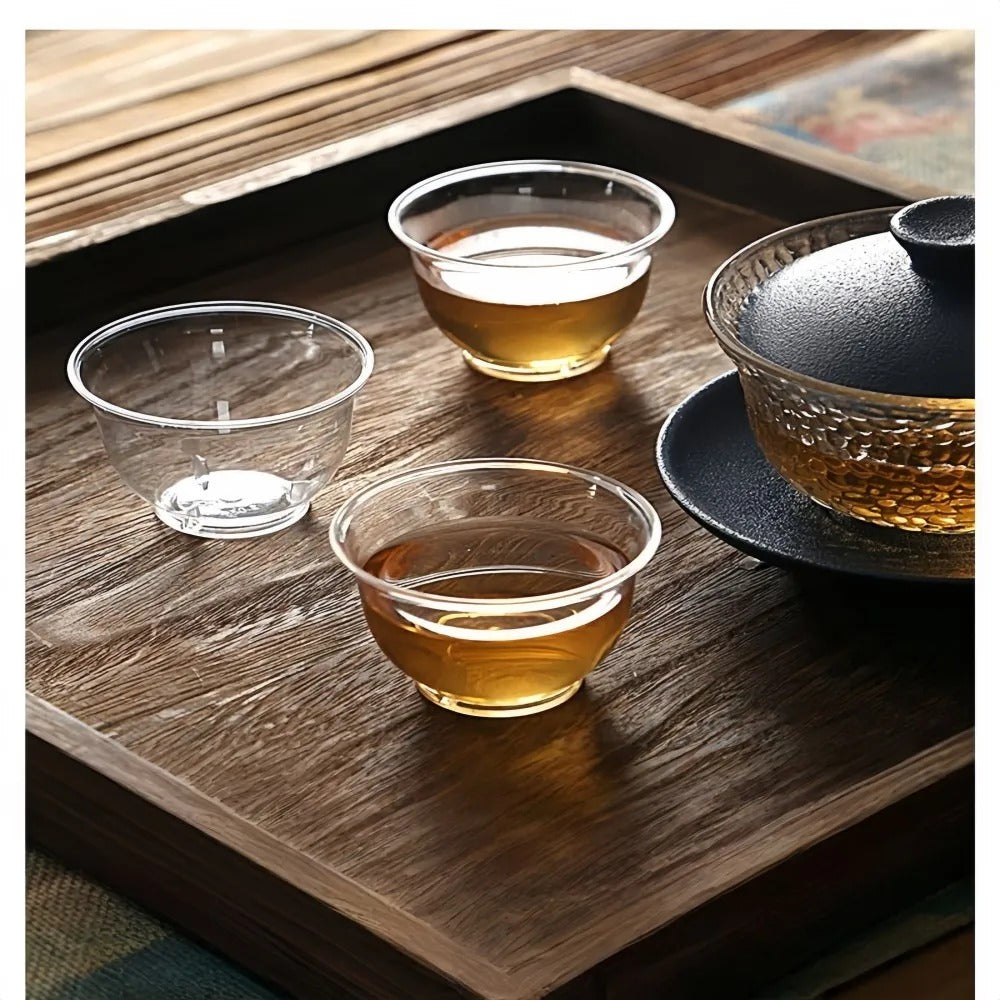 Reusable and Disposable Transparent Plastic Cups
