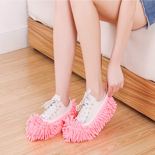 Floor Dust Microfiber Cleaning Slipper Lazy Shoes Cover