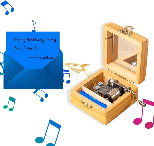 Flamingo Wood Music Box