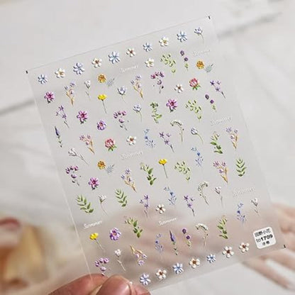 Floral Nail Art Stickers
