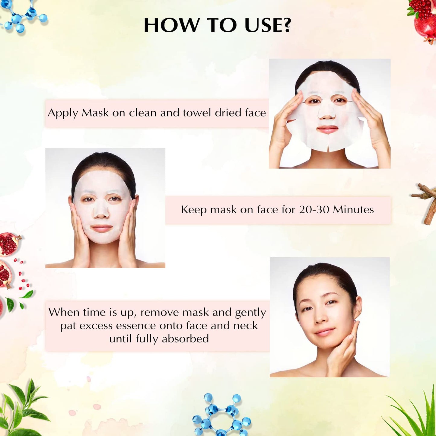 Magic compressed skincare mask