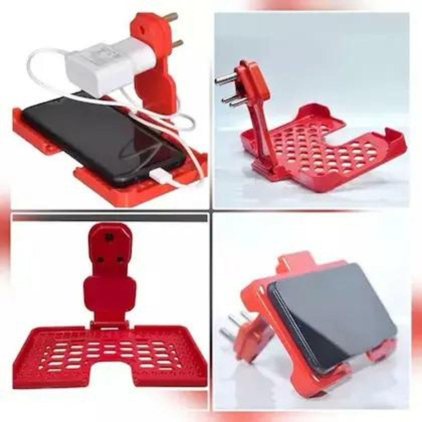 Mobile Charger Stand with Universal Socket