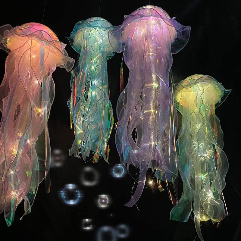 ✨Glitter Jellyfish Lamp