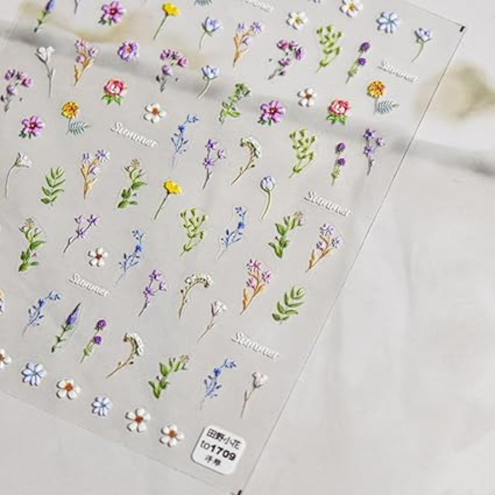 Floral Nail Art Stickers