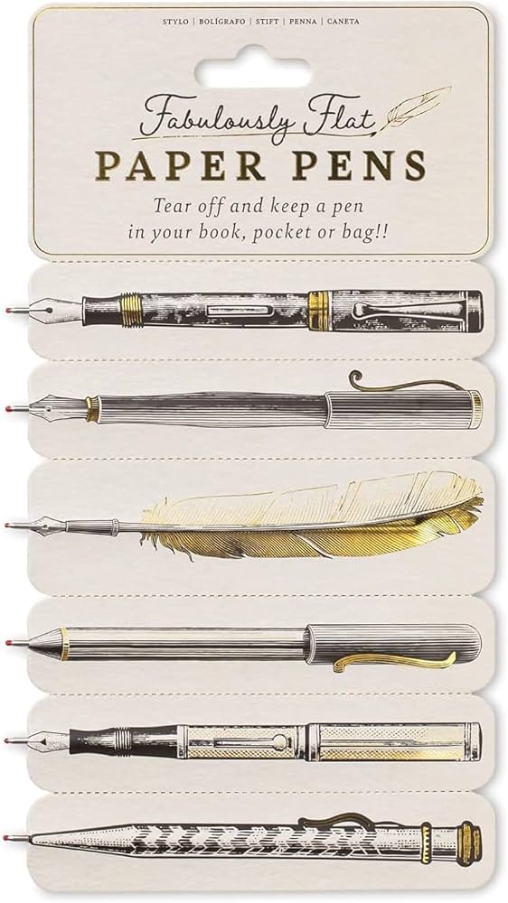 Fabulously Flat Paper Pens