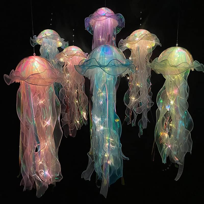 ✨Glitter Jellyfish Lamp