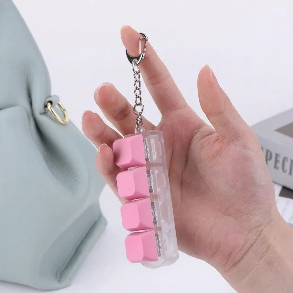 Mini Mechanical Keyboard Keychain